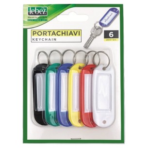 Portachiavi in Blister 6 Pz. di Lebez