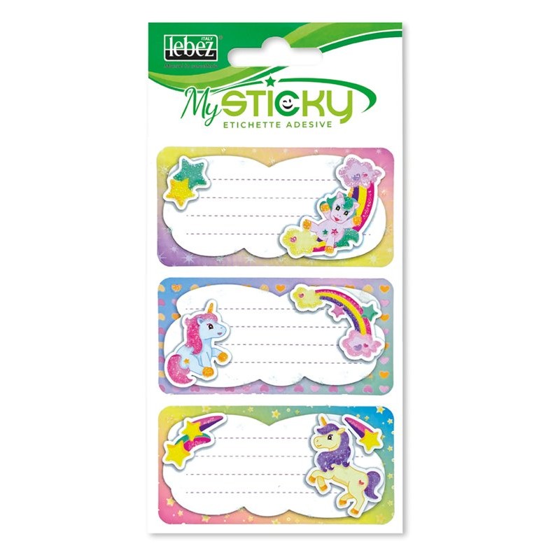 Etichette Scuola Busta 6 Pz. di Lebez