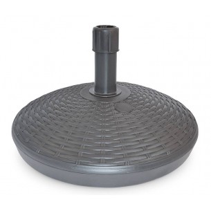 Base Ombrellone Rotonda Colore Antracite 30 Litri di Adriatic