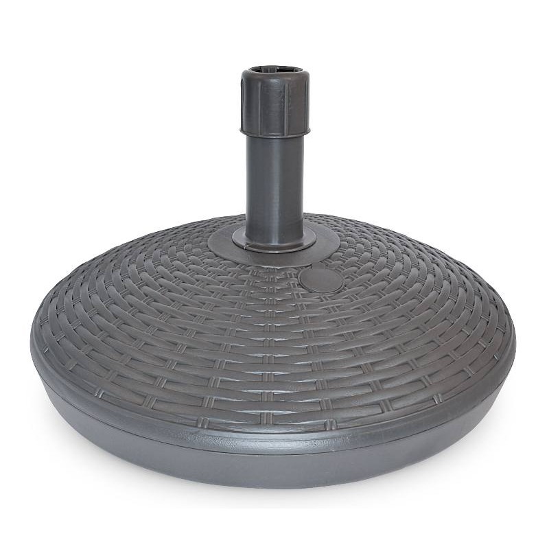 Base Ombrellone Rotonda Colore Antracite 30 Litri di Adriatic