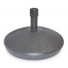 Base Ombrellone Rotonda Colore Antracite 30 Litri di Adriatic