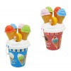 Set Secchiello con Paletta e 4 Forme Gelato di Adriatic