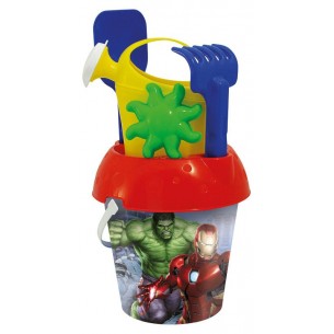 Secchiello Diam.18 Avengers + Innaffiatoio di Adriatic