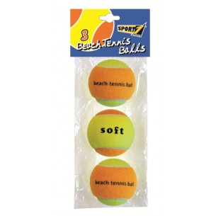 Beach Tennis Balls Pro in Busta 3 Pz di Mandelli