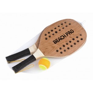 Coppia Racchette Beach Tennis Pro con Pallina di Mandelli