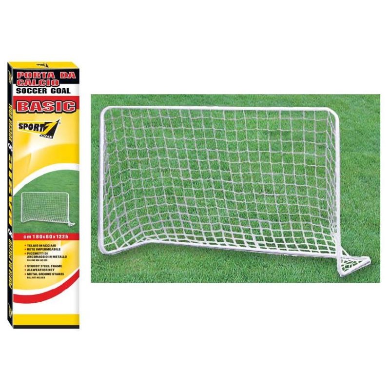 Porta Calcio Basic in Metallo Cm 180x60x120h di Mandelli