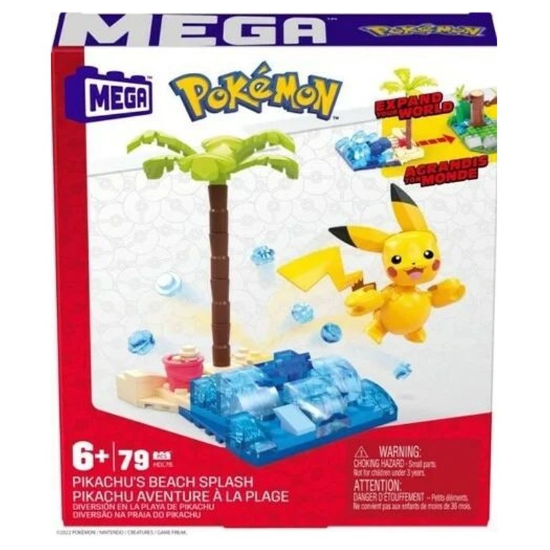 Mega Pokemon Adventure Builder Ass.To di Mattel Megabloks