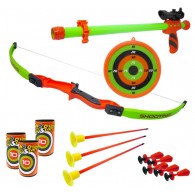 Set Arco-Cerbottana con Barattoli + Bersaglio di Mandelli