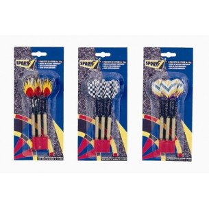 Blister 3 Freccette Deluxe in Ottone Gr 18 di Mandelli