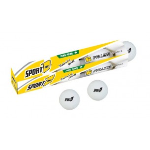 Scatola 6 Palline Training Bianche 40 Mm di Mandelli