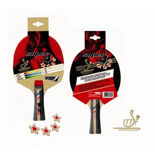 Racchetta 4 Stars Ittf Approved di Mandelli
