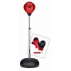 Punching Ball Pro con Guantoni e Pompa Altezza 120-145 Cm di Mandelli
