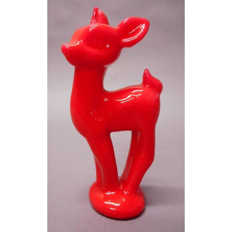 Bambi in Piedi Rosso Cm.16 di Tabor