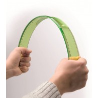 Righello 50cm in Gomma Elastico - Confezione da 10 Pezzi di Arda