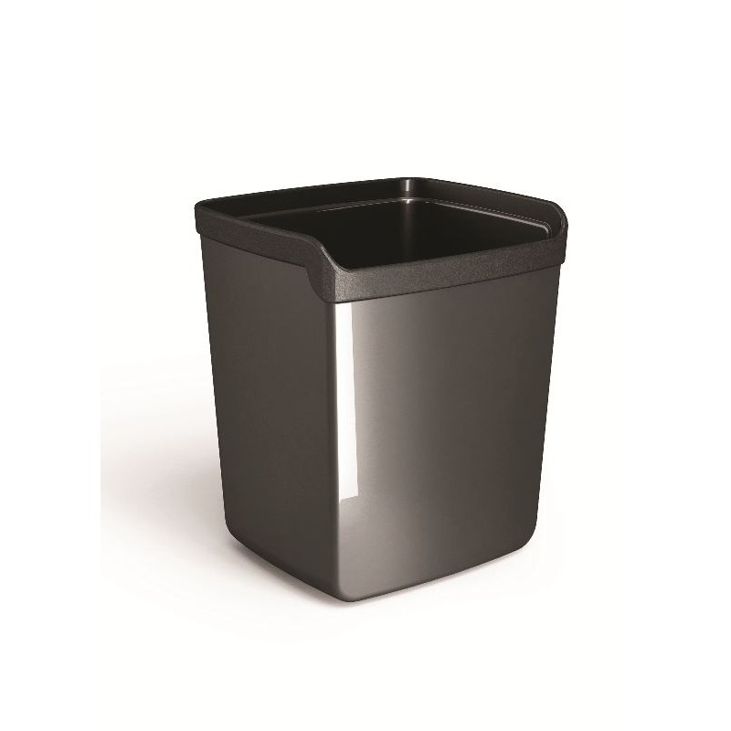 Porta Penne in Plastica Colore Nero - Misure 8,7x7,4x10cm di Arda