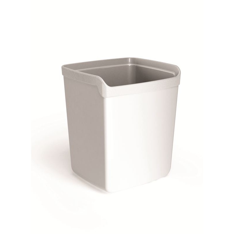 Porta Penne in Plastica Colore Bianco - Misure 8,7x7,4x10cm di Arda