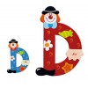 Lettera D Clown di Sevi Alfabeto Clown