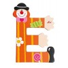 Lettera e Clown di Sevi Alfabeto Clown