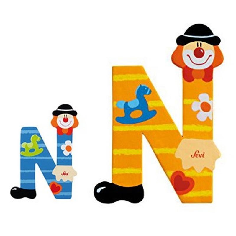 Lettera N Clown di Sevi Alfabeto Clown