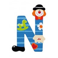 Lettera N Clown di Sevi Alfabeto Clown