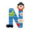 Lettera N Clown di Sevi Alfabeto Clown