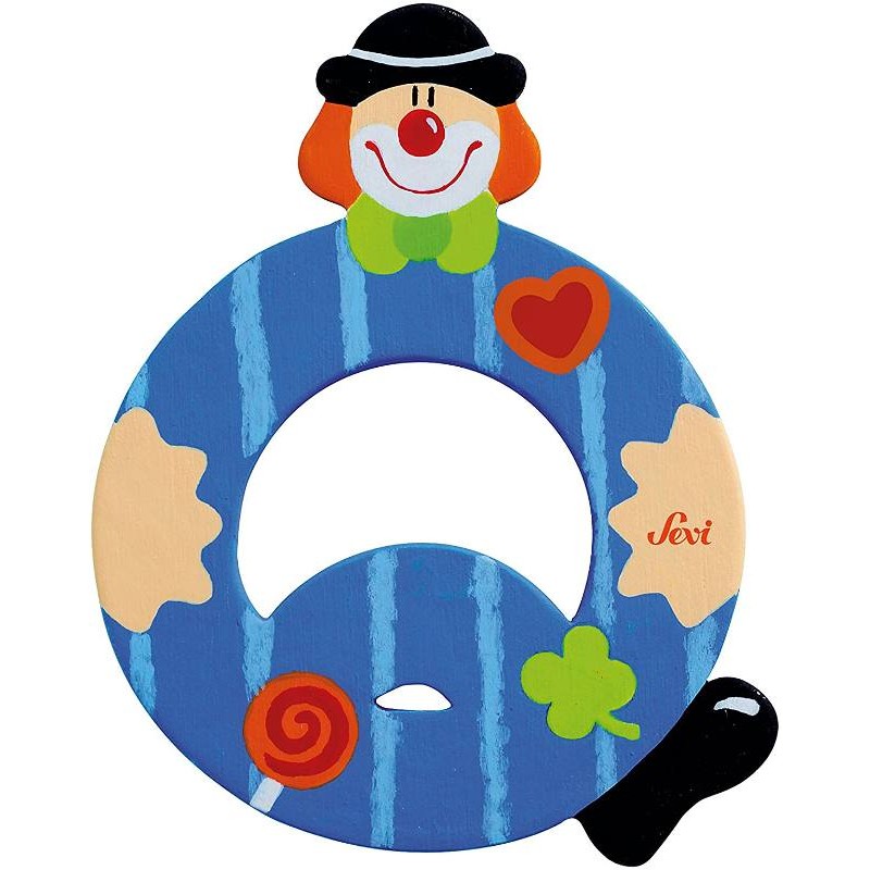 Lettera Q Clown di Sevi Alfabeto Clown