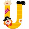 Lettera U Clown di Sevi Alfabeto Clown