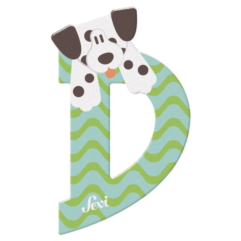 Lettera D Dalmata di Sevi Alfabeto Animali