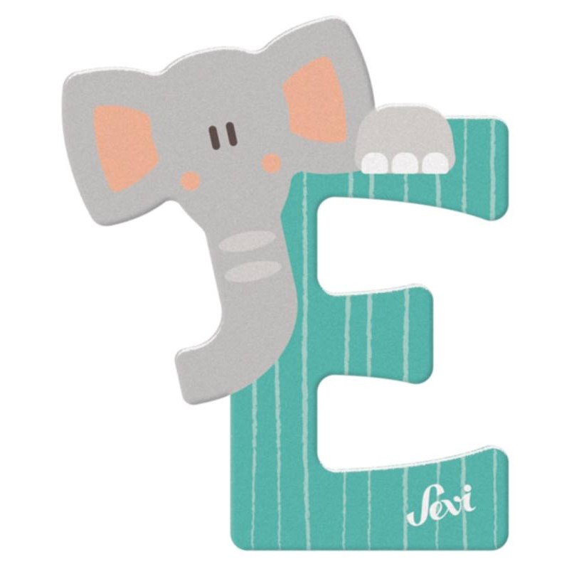 Lettera e Elefante di Sevi Alfabeto Animali