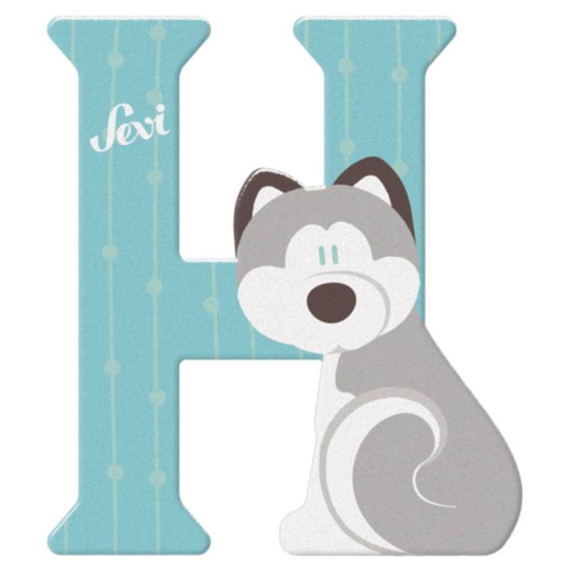 Lettera H Husky di Sevi Alfabeto Animali