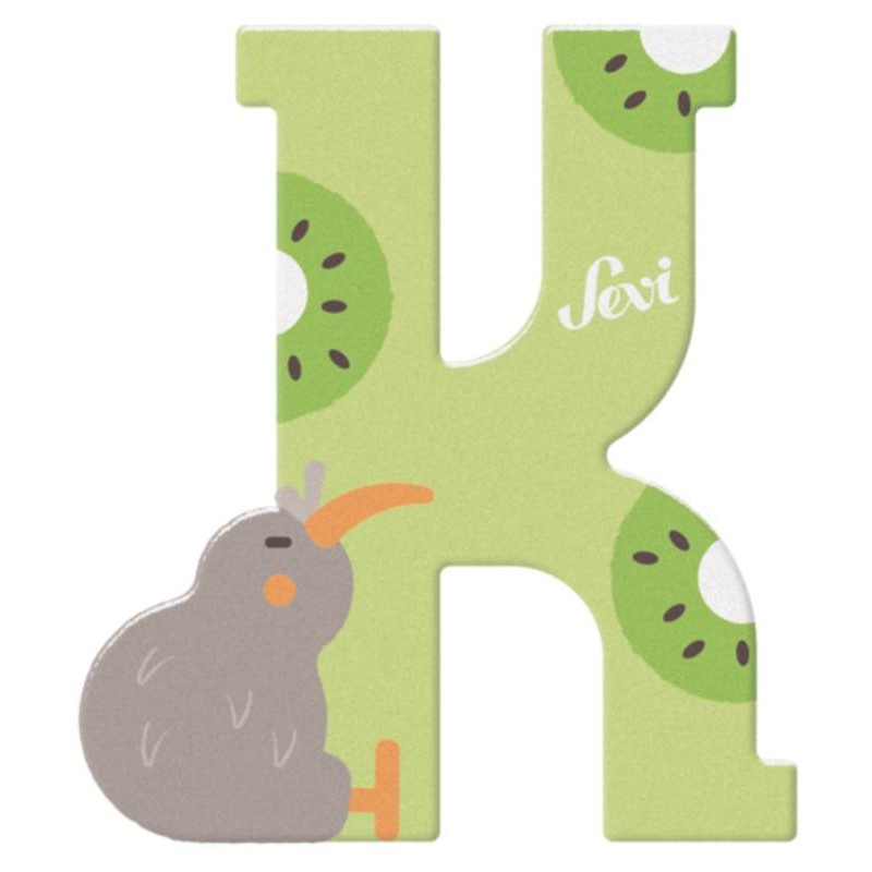 Lettera K Kiwi di Sevi Alfabeto Animali