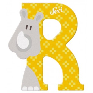 Lettera R Rinoceronte di Sevi Alfabeto Animali