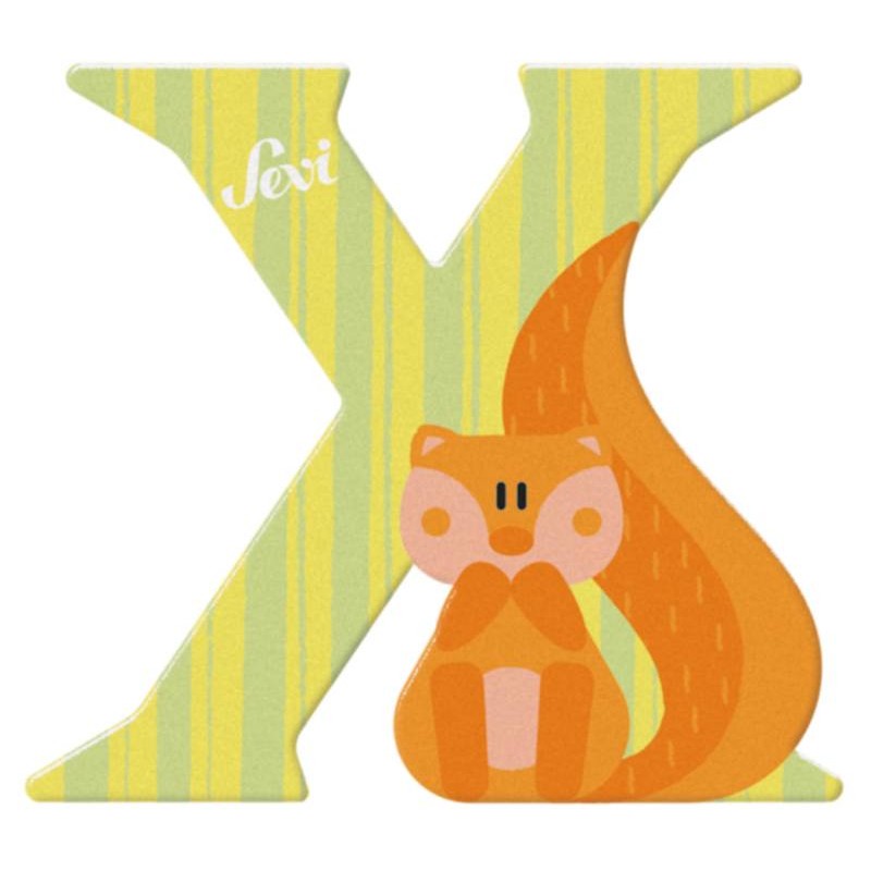 Lettera X Xero di Sevi Alfabeto Animali