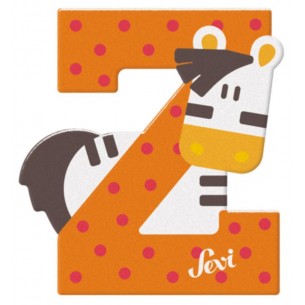 Lettera Z Zebra di Sevi Alfabeto Animali