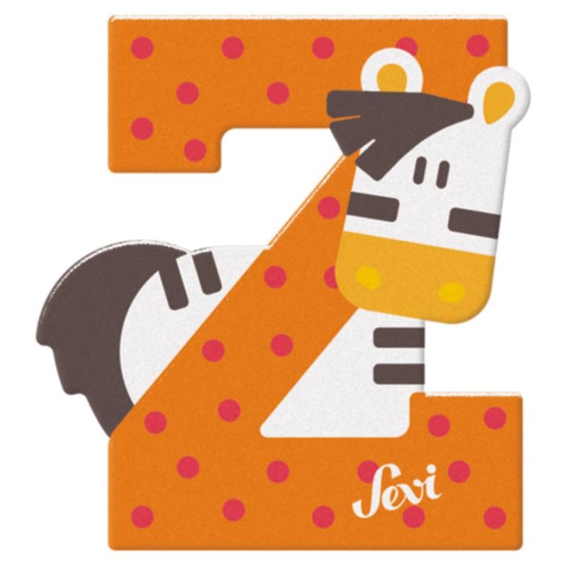 Lettera Z Zebra di Sevi Alfabeto Animali