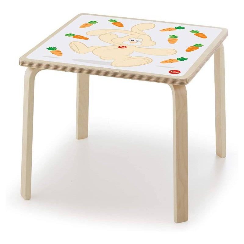 Tavolo Coniglio Virgilio (53x47x53 Cm) di Trudi