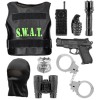 S.W.A.T. (Giubbotto Antiproiettile, Maschera, Distintivo, Pistola, Manette, Radio, Torcia, Bomba a Mano, Binocolo) di Widmann