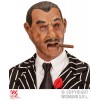 Maschera 3/4 con Bocca Aperta Gangster di Widmann