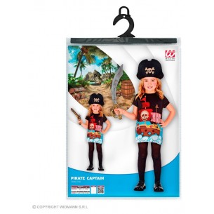 Capitano Pirata (Vestito, Cappello) (98 Cm / 1-2 Years) di Widmann