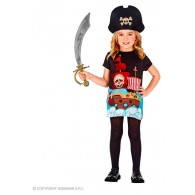 Capitano Pirata (Vestito, Cappello) (98 Cm / 1-2 Years) di Widmann