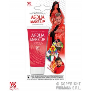 Aqua Makeup Rosso in Tubo - 30 Ml di Widmann