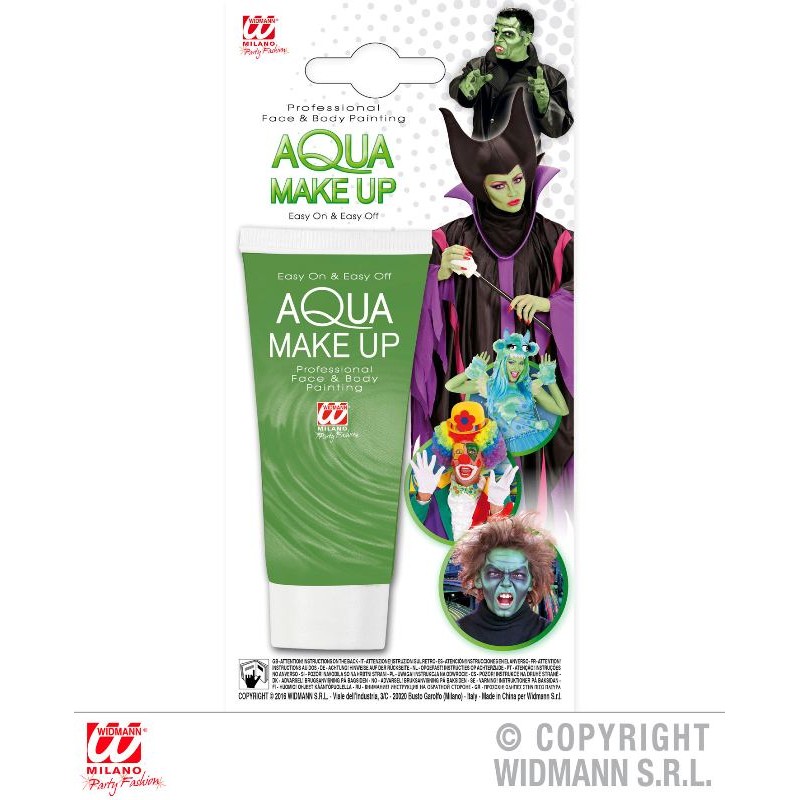 Aqua Makeup Verde in Tubo - 30 Ml di Widmann