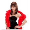 Boa in Piume Rosso - 1.80 M - 50 G di Widmann