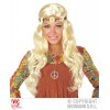 Parrucca Hippie / Medievale con Fascia per Testa Margherite Bionda - in Sacchetto di Widmann