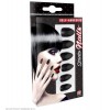 Set da 12 Unghie Stiletto Nere Auto-Adesive di Widmann