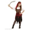 Piratessa (Vestito. Corsetto. Fascia per Testa) (116 Cm / 4-5 Years) di Widmann