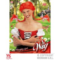 Parrucca Naughty Girl con Trecce Modellabili in Scatola di Widmann