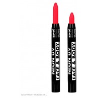 Set da 6 Matite Trucco Fluorescenti in Scatola con Finestra (2 Rosa Fluo, 1 Giallo, 1 Arancione, 1 Verde, 1 Blu) - 21 Ml