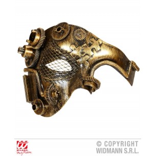Maschera Mezzoviso Steampunk Rame di Widmann