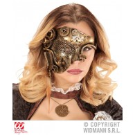 Maschera Mezzoviso Steampunk Rame di Widmann